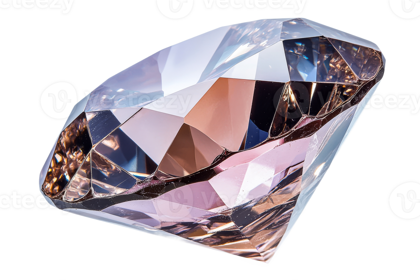 Sparkling crystal with a transparent background png