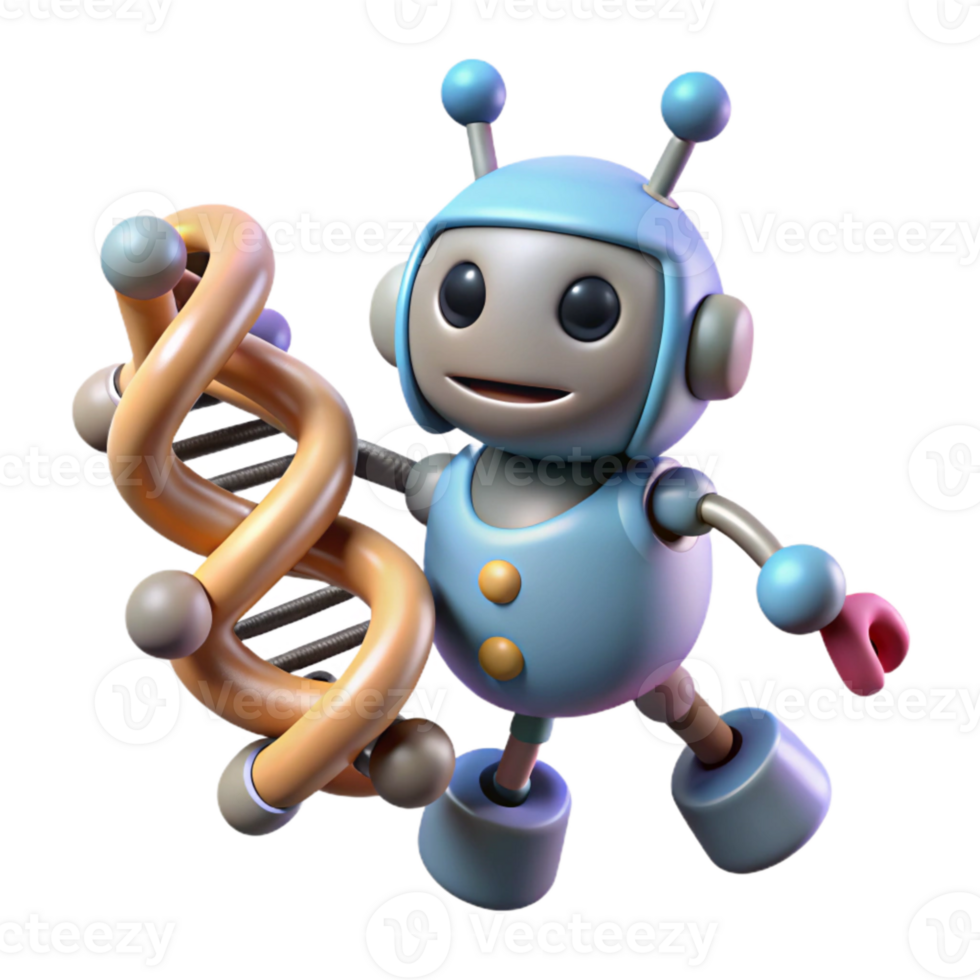 dramatic creative Nanobot Assembling Dna Strand Isolated Element high quality png