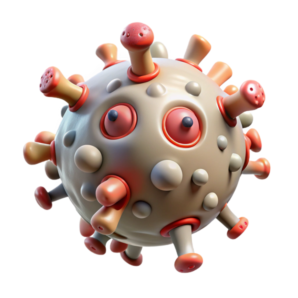 stunning artistic Nanobot Destroying Bacteria Isolated high resolution png