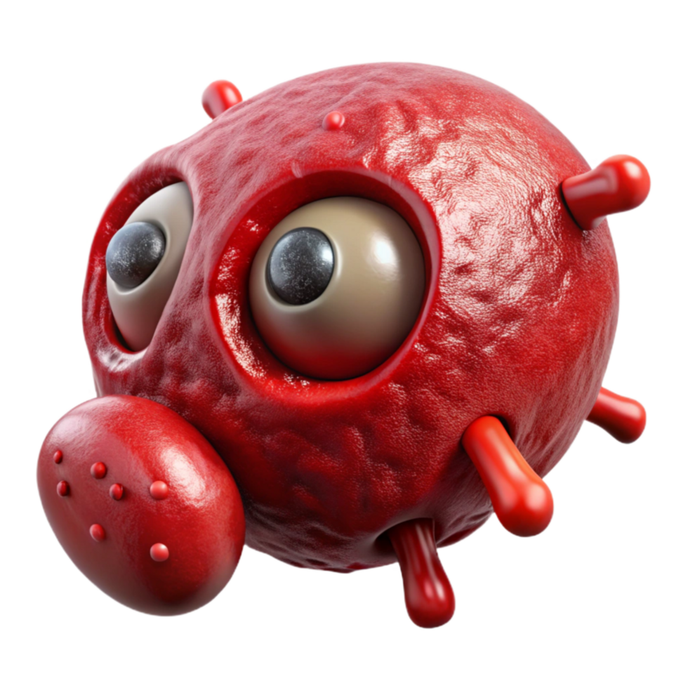 extraordinary artistic Nanobot Dissolving Blood Clot Isolated detailed png
