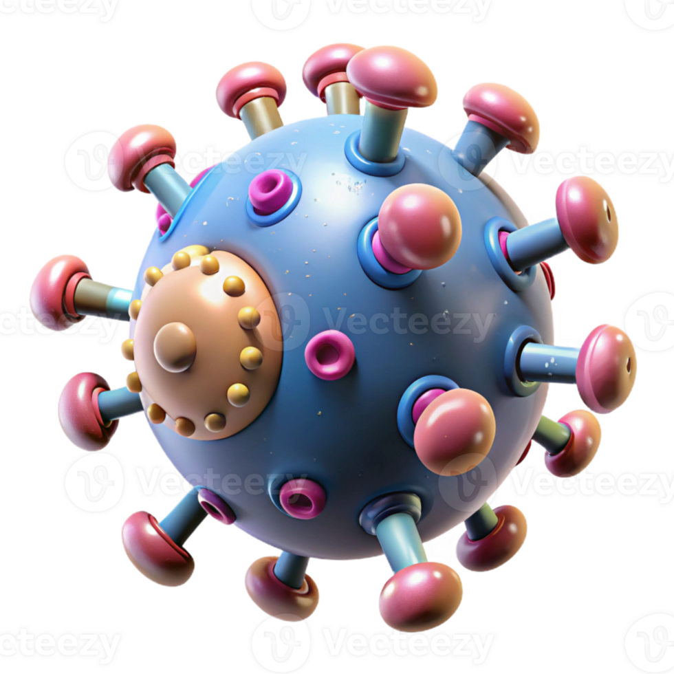 elegant abstract Nanobot Enhancing Immune System Cutout high quality png