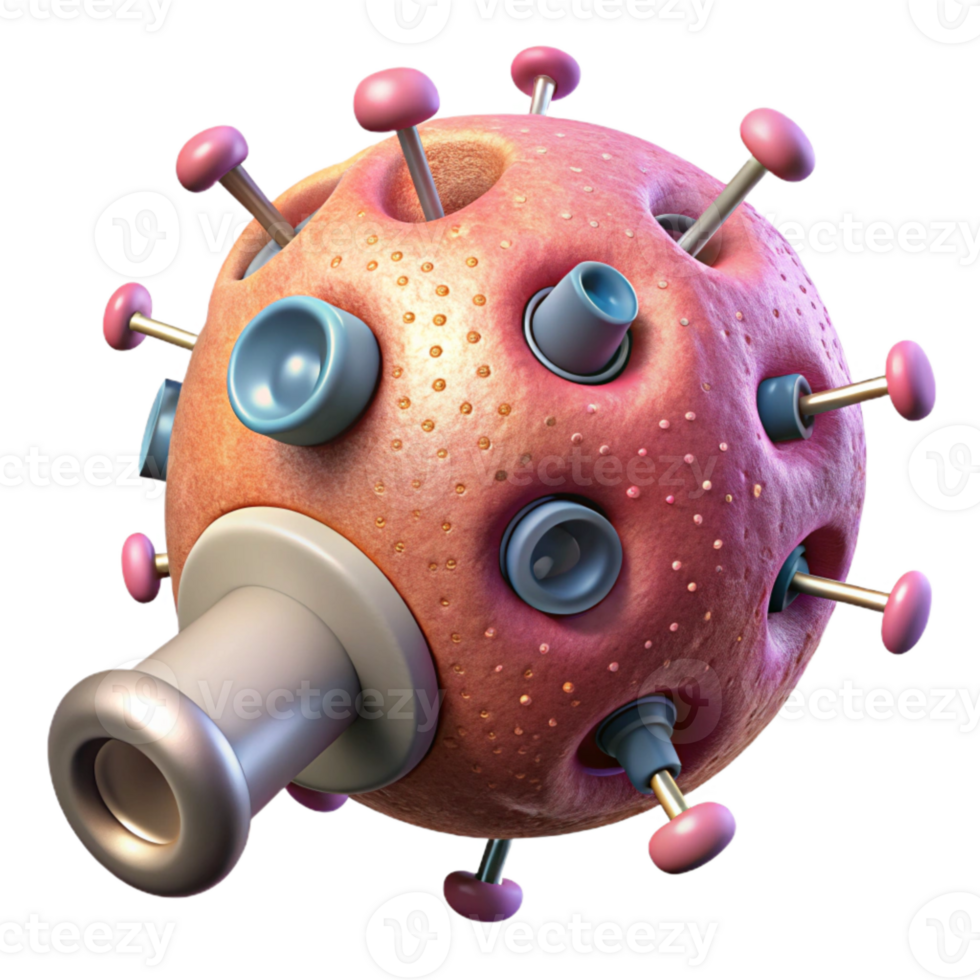 extraordinary minimalist Nanobot Injection Microscopic View Cutout original png