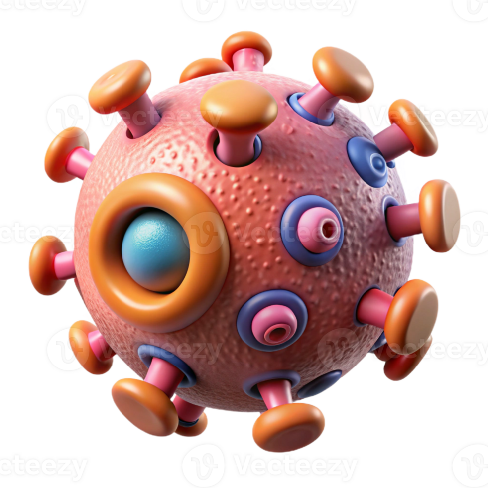 stunning traditional Nanobot Penetrating Cell Membrane Cutout detailed png