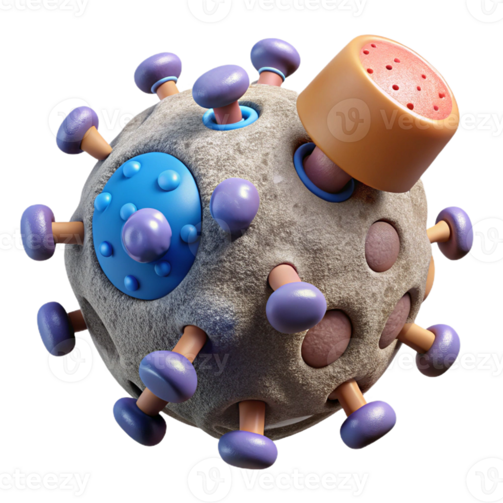 stunning creative Nanobot Removing Plaque Isolated png