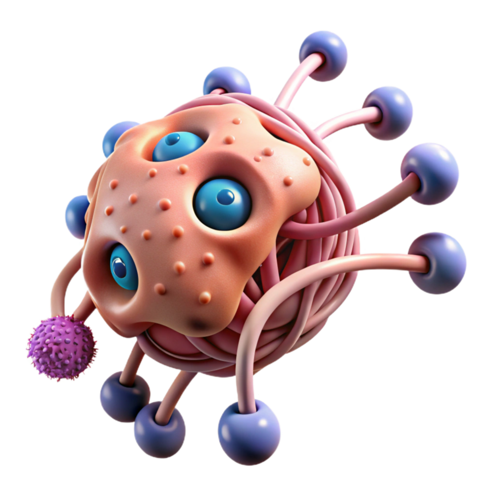 impressive vintage Nanobot Stimulating Nerve Growth Cutout original png
