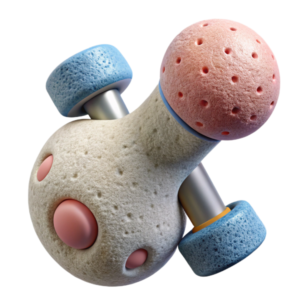 wonderful artistic Nanobot Strengthening Bone Tissue Cutout original png