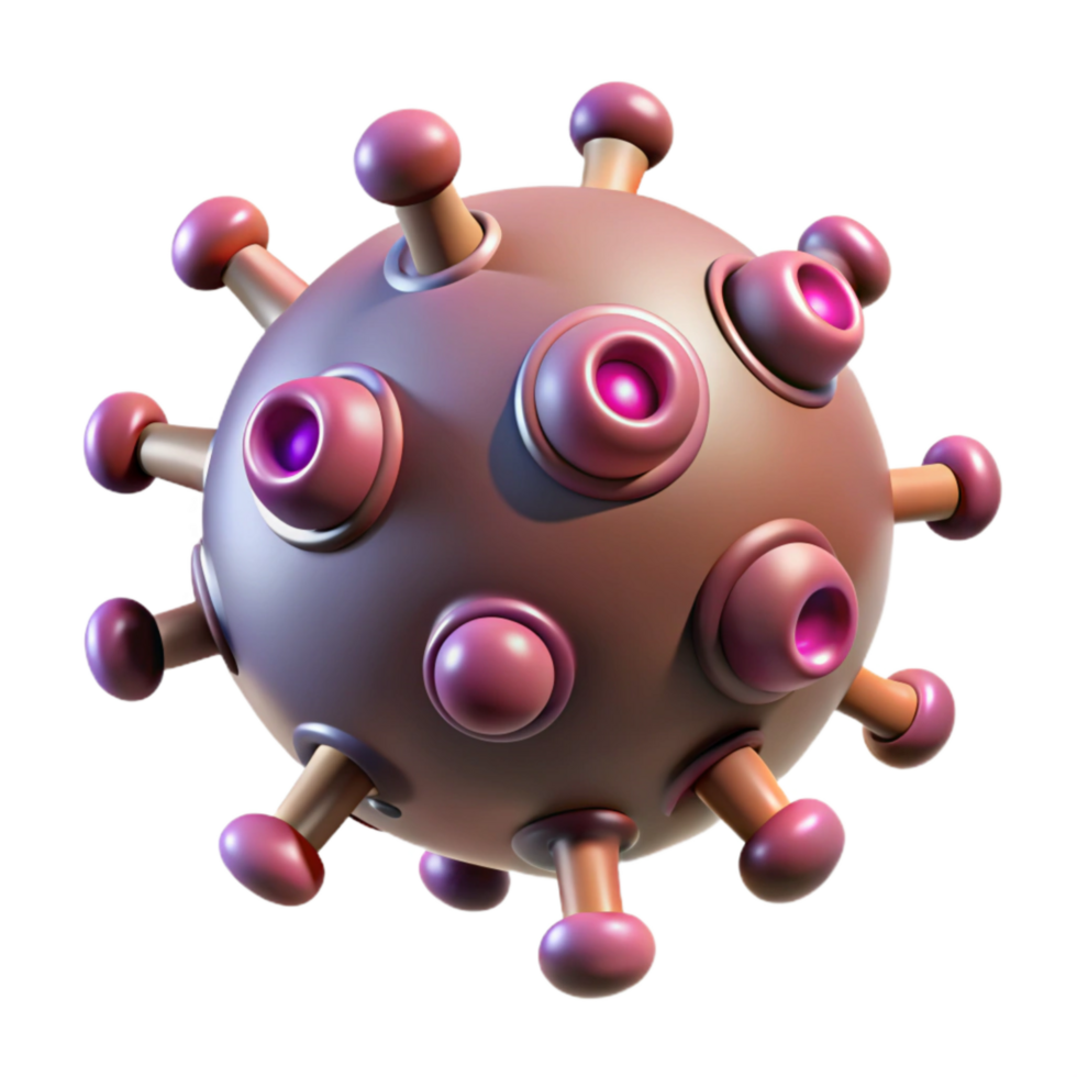 elegant modern Nanobot Swarm Targeting Cancer Cell Isolated Element authentic png