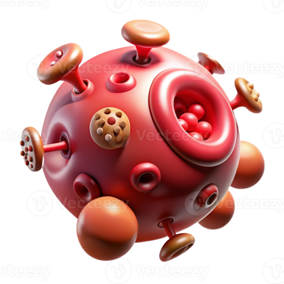 magnificent minimalist Nanorobots in Bloodstream Illustration Cutout professional png