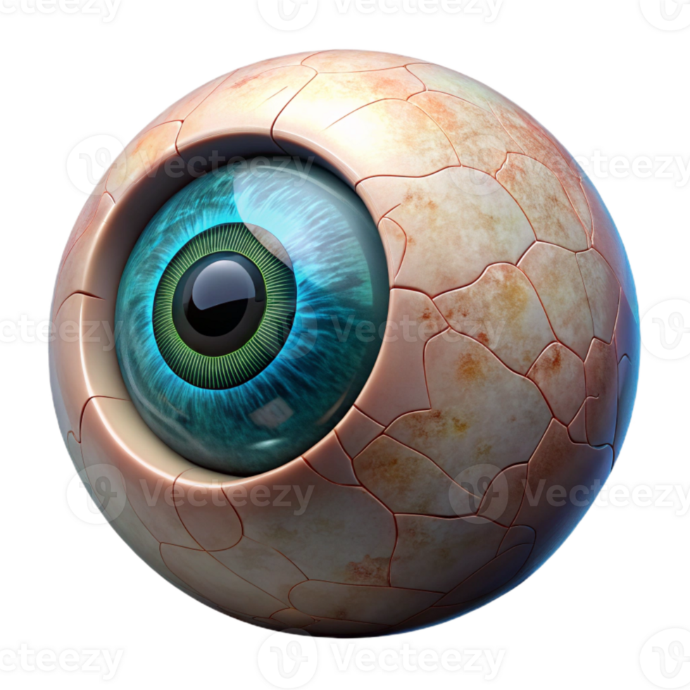 elegant vintage Nanotech Powered Artificial Eye Transparent png
