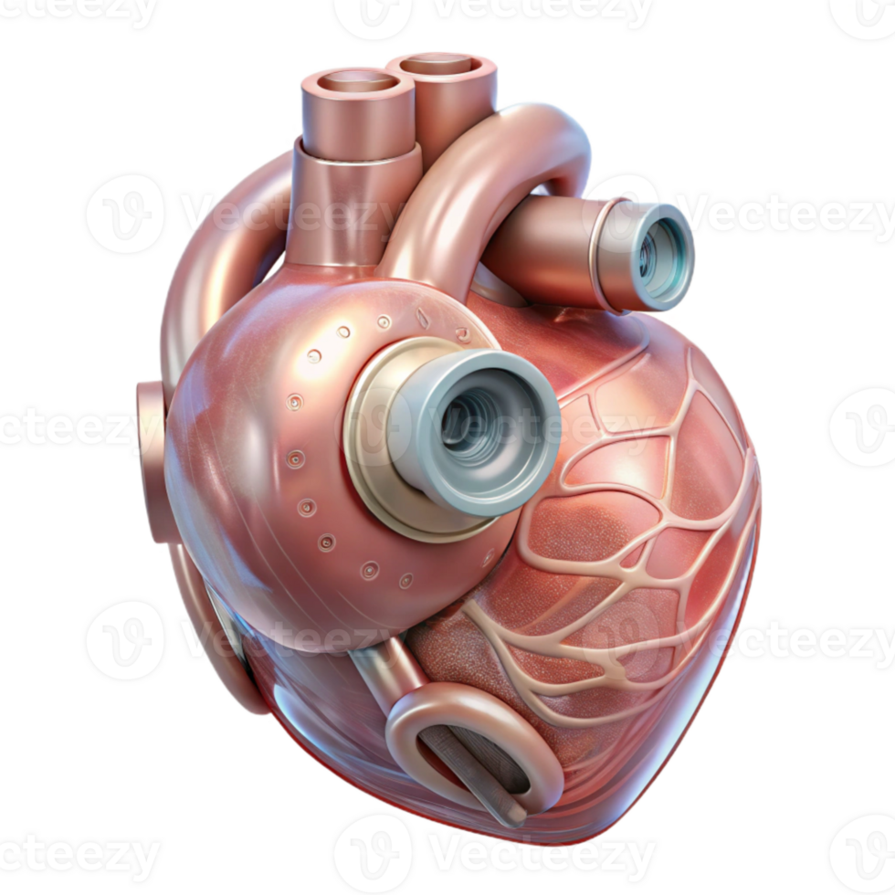 extraordinary modern Nanotech Powered Artificial Heart Transparent genuine png