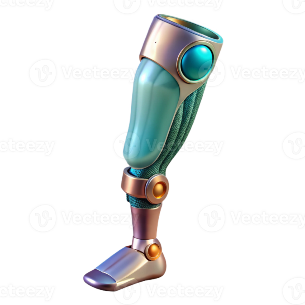 impressive traditional Nanotech Powered Artificial Limb Transparent detailed png