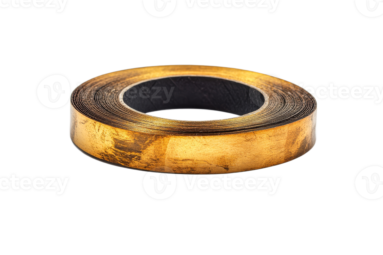 Gold metallic tape for crafting and decorating projects png