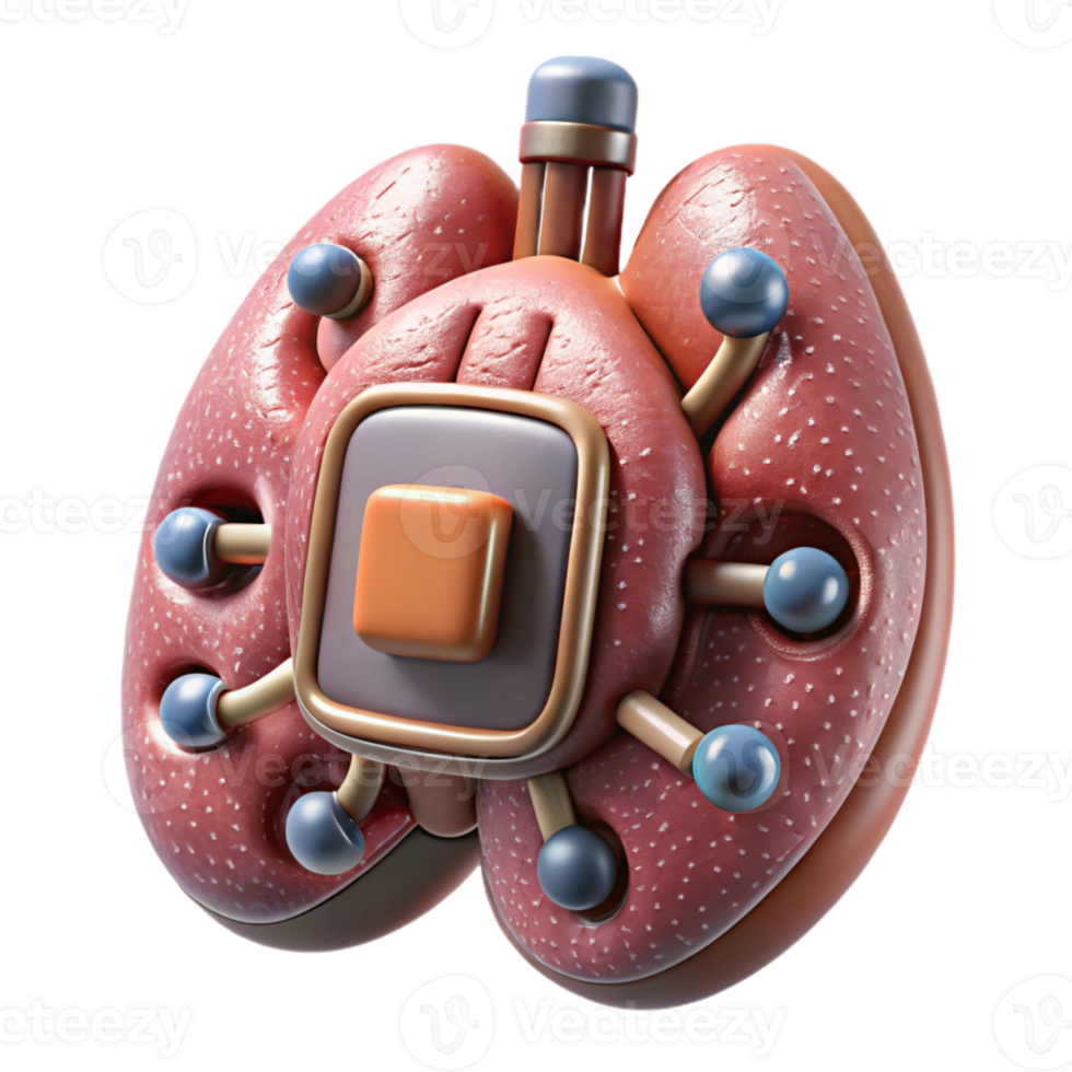 extraordinary traditional Nanotech Powered Artificial Organ Cutout Element professional png