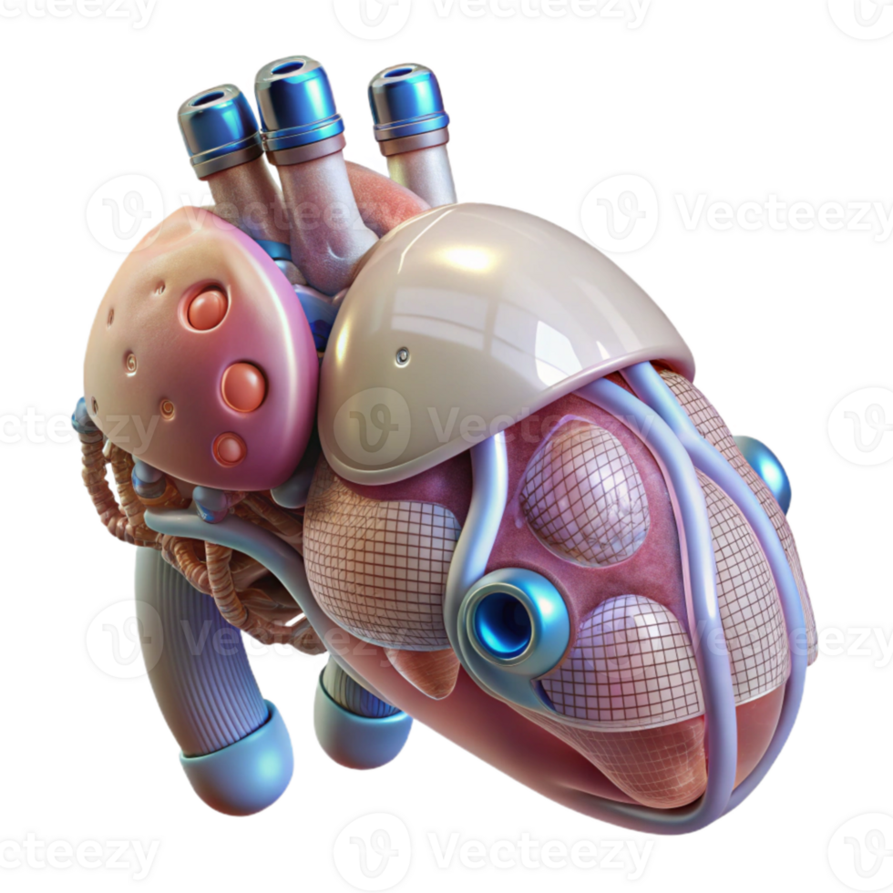 beautiful traditional Nanotech Powered Artificial Organ Cutout Element genuine png