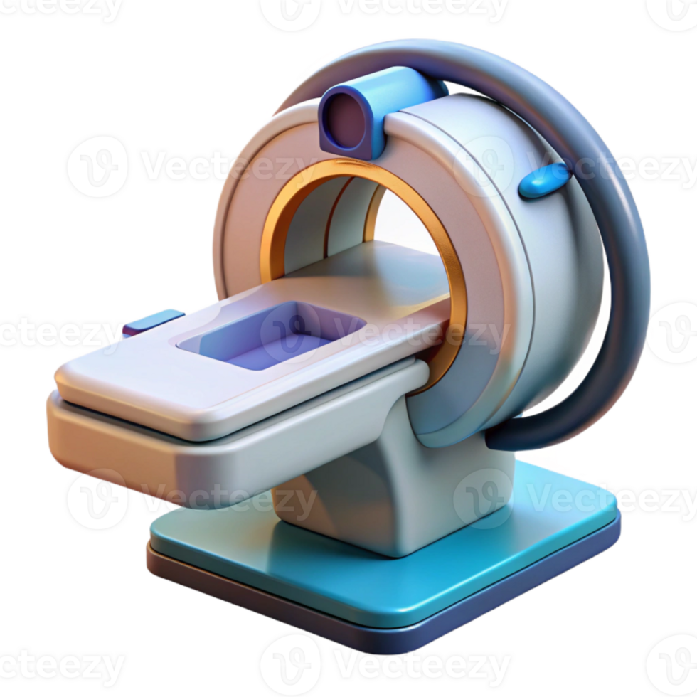 dramatic artistic Nanotech Powered Medical Scanner Isolated detailed png