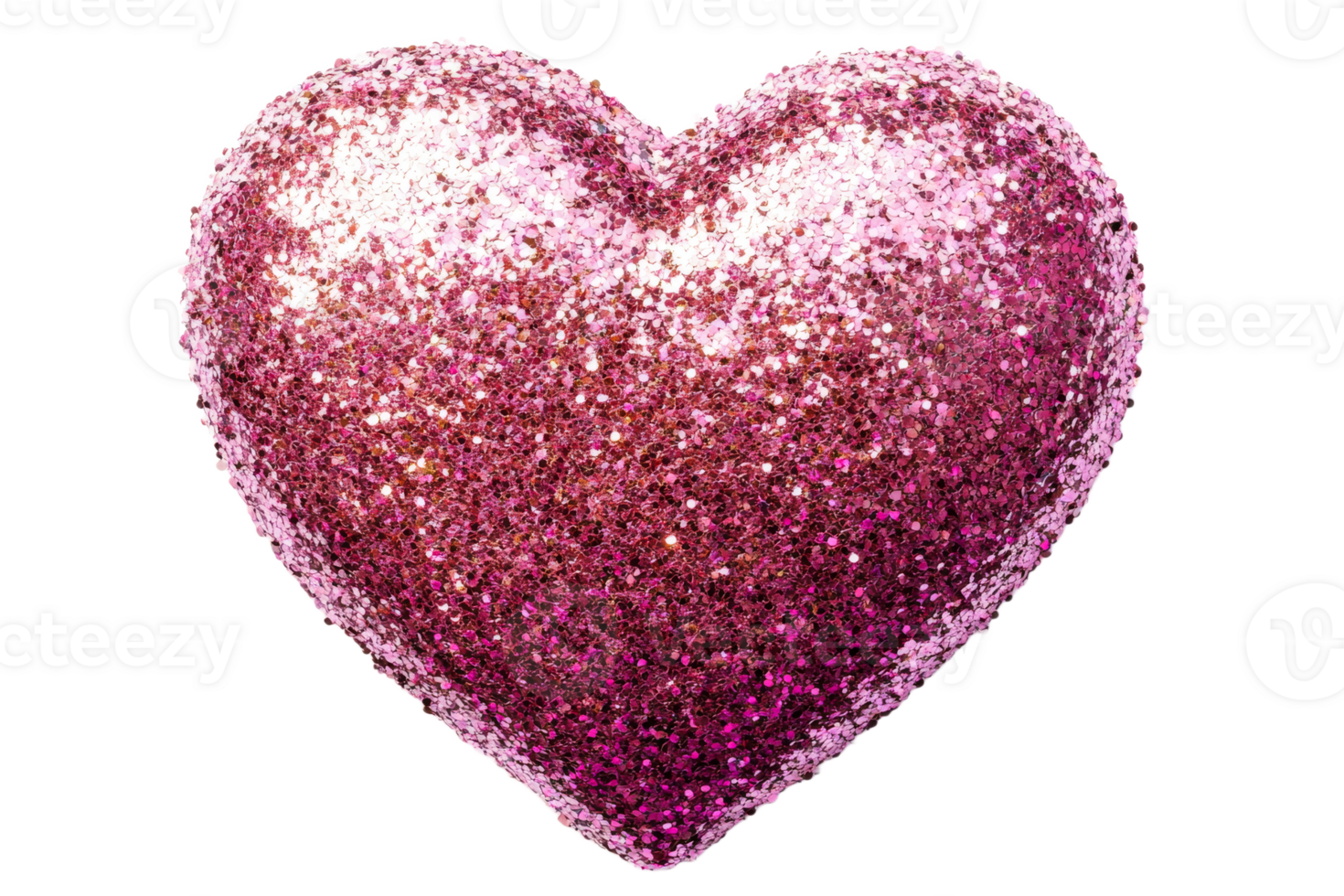 Glittering pink heart symbolizing love and affection png