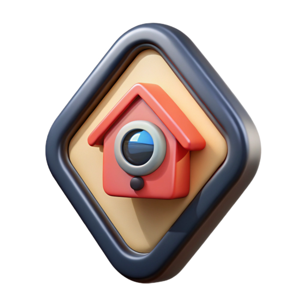 dramatic minimalist Neighborhood Watch Sign Cutout Bold Graphics png