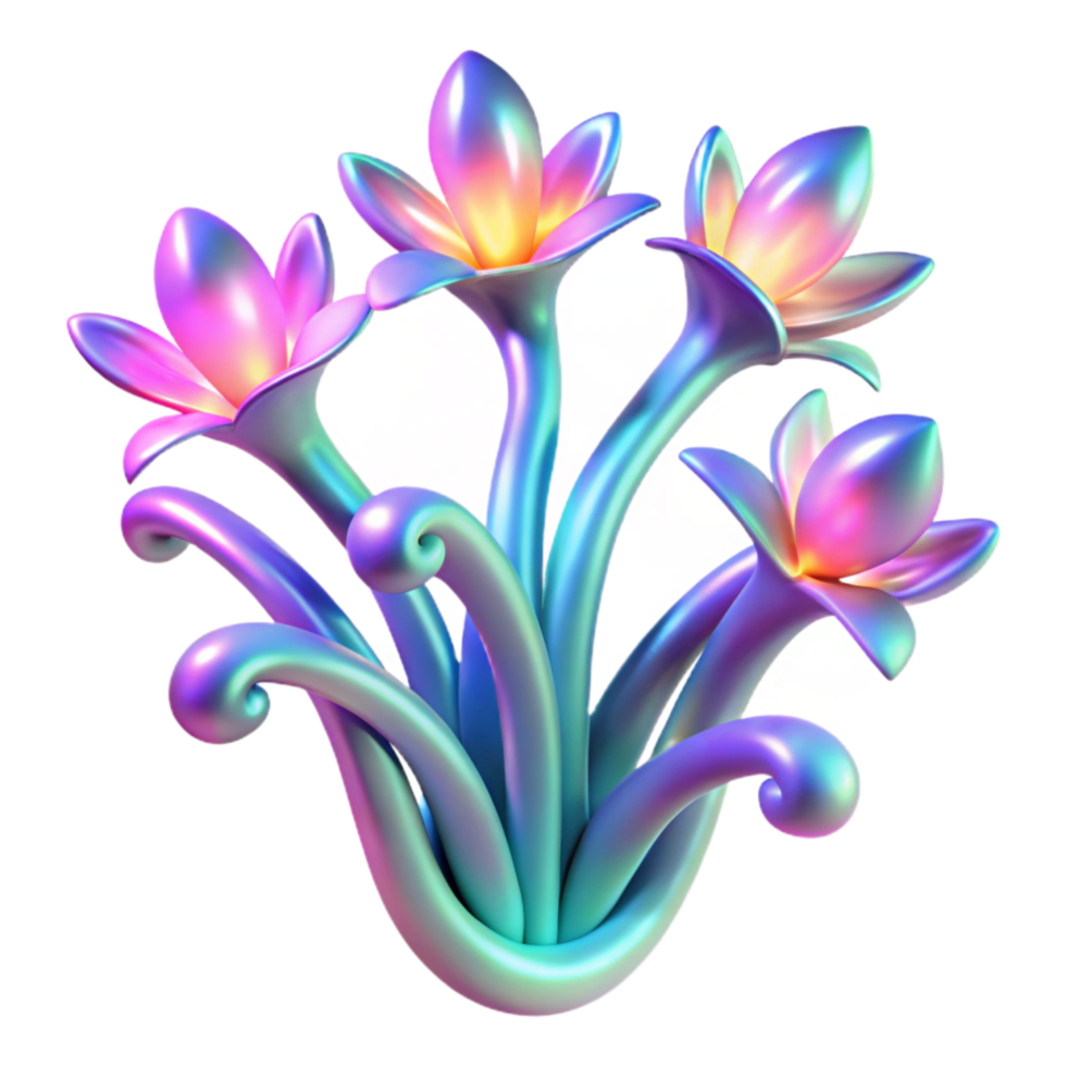 extraordinary classic Neon Plant Tendrils Transparent Element high resolution png