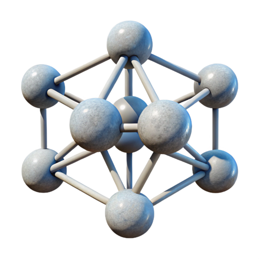 dramatic vintage Network Node Cluster Transparent Element with Depth premium png