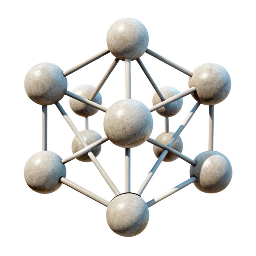 stunning contemporary Network of Connected Nodes Representing Ai Transparent Background authentic png