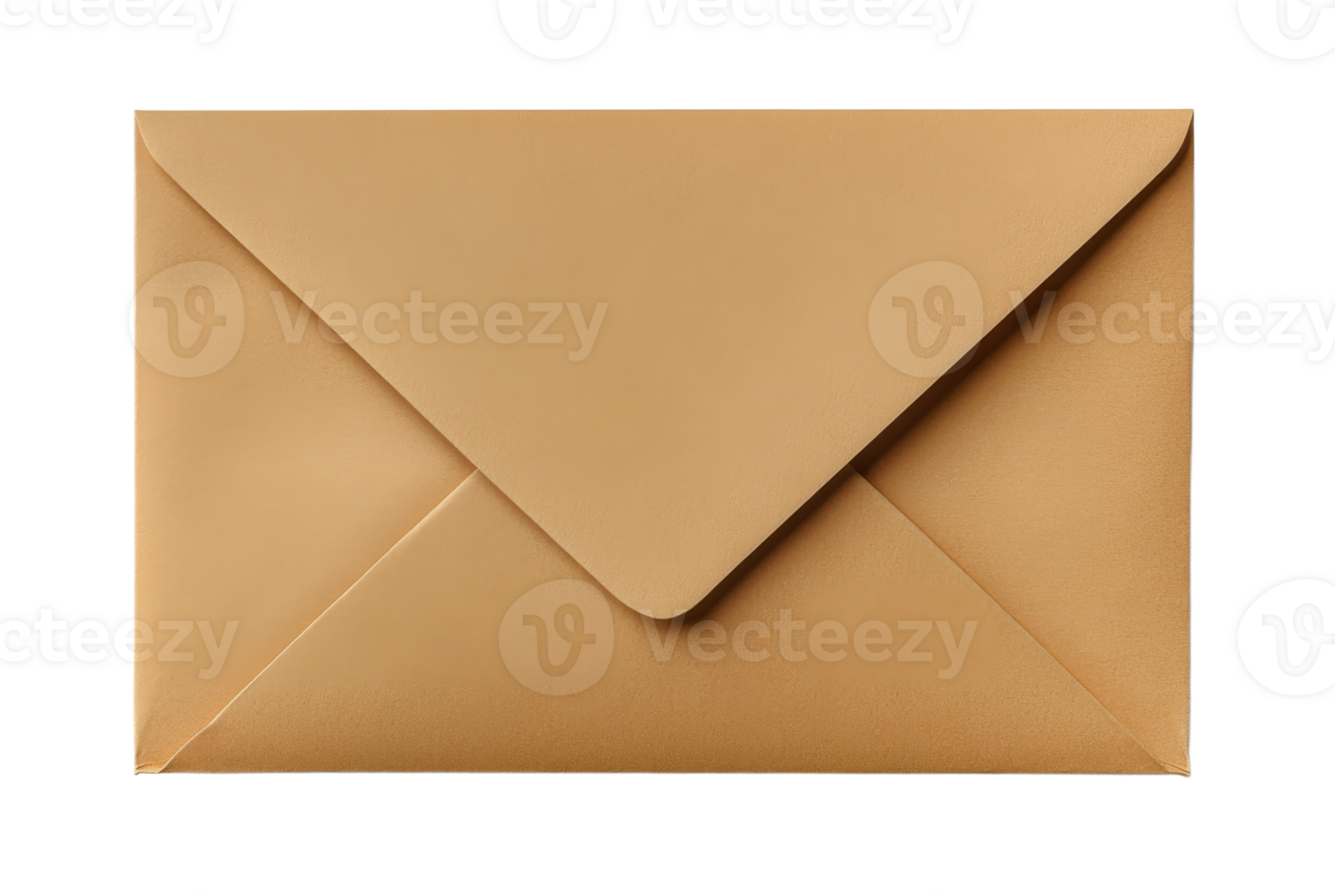 A plain brown envelope featuring a classic flap design png