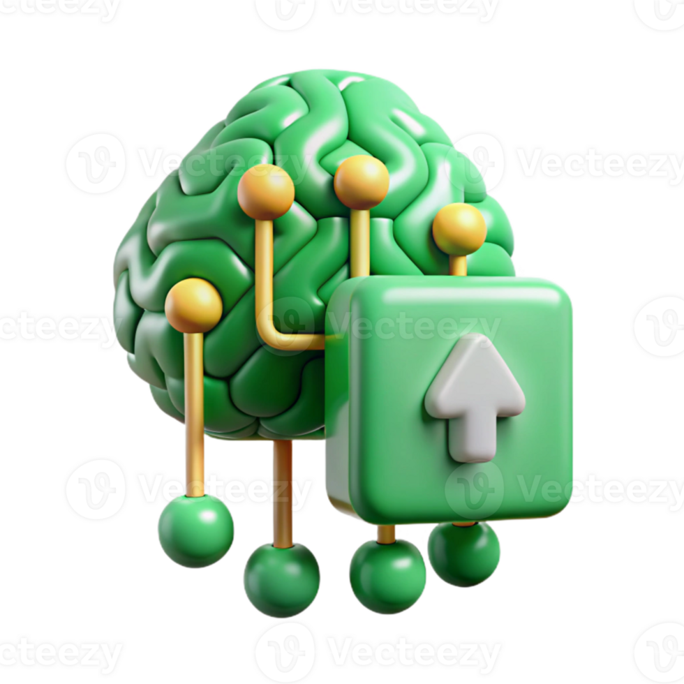 impressive classic Neural Network Upload Green Circuitry Transparent Background high quality png