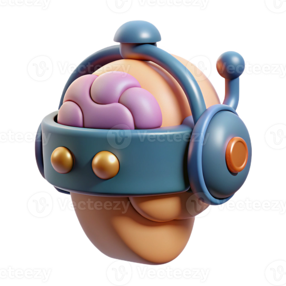 extraordinary traditional Neuro Headset User Interface Design Cutout premium png