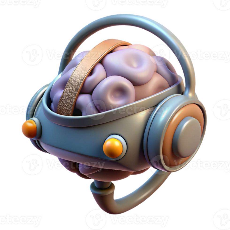 wonderful modern Neuro Headset with Sensors Side Angle Isolated Element professional png