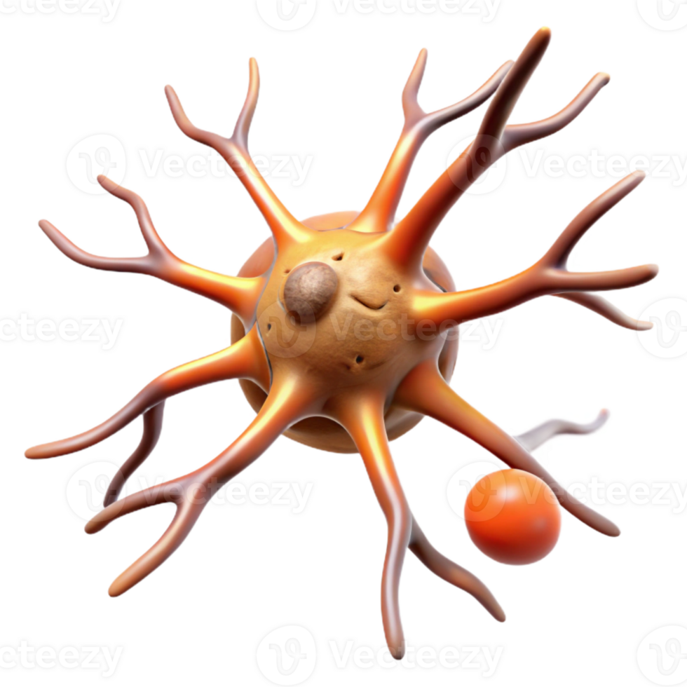 impressive artistic Neuron Firing Animation Sequence Transparent Background premium png
