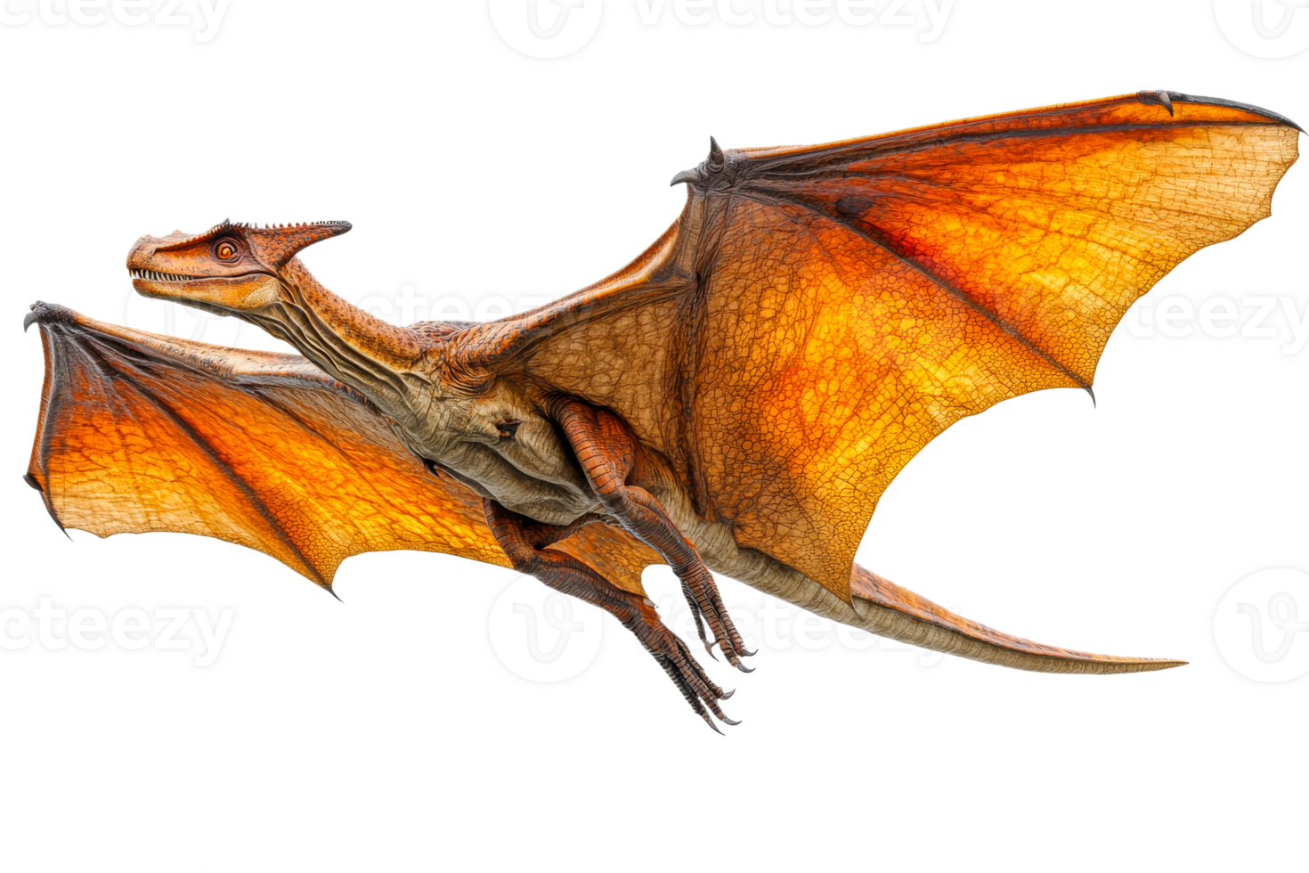Dragon soaring through the sky with vibrant wings png