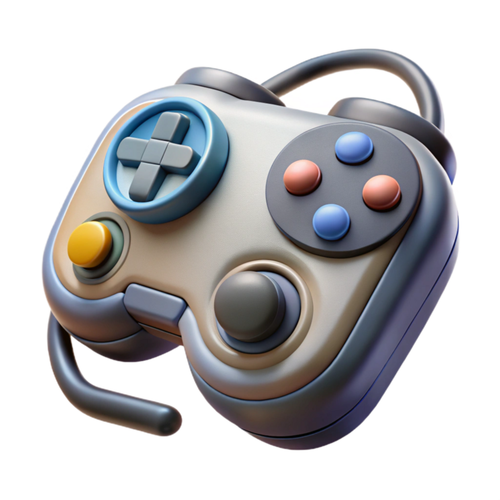 beautiful modern Neurotech Device Handheld Controller Isolated detailed png