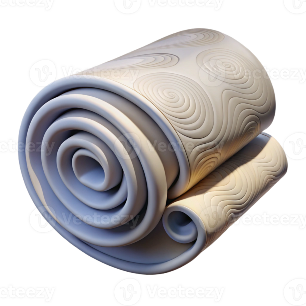 dramatic traditional Newspaper Rolled Wall Decor Spiral Pattern Transparent Background png