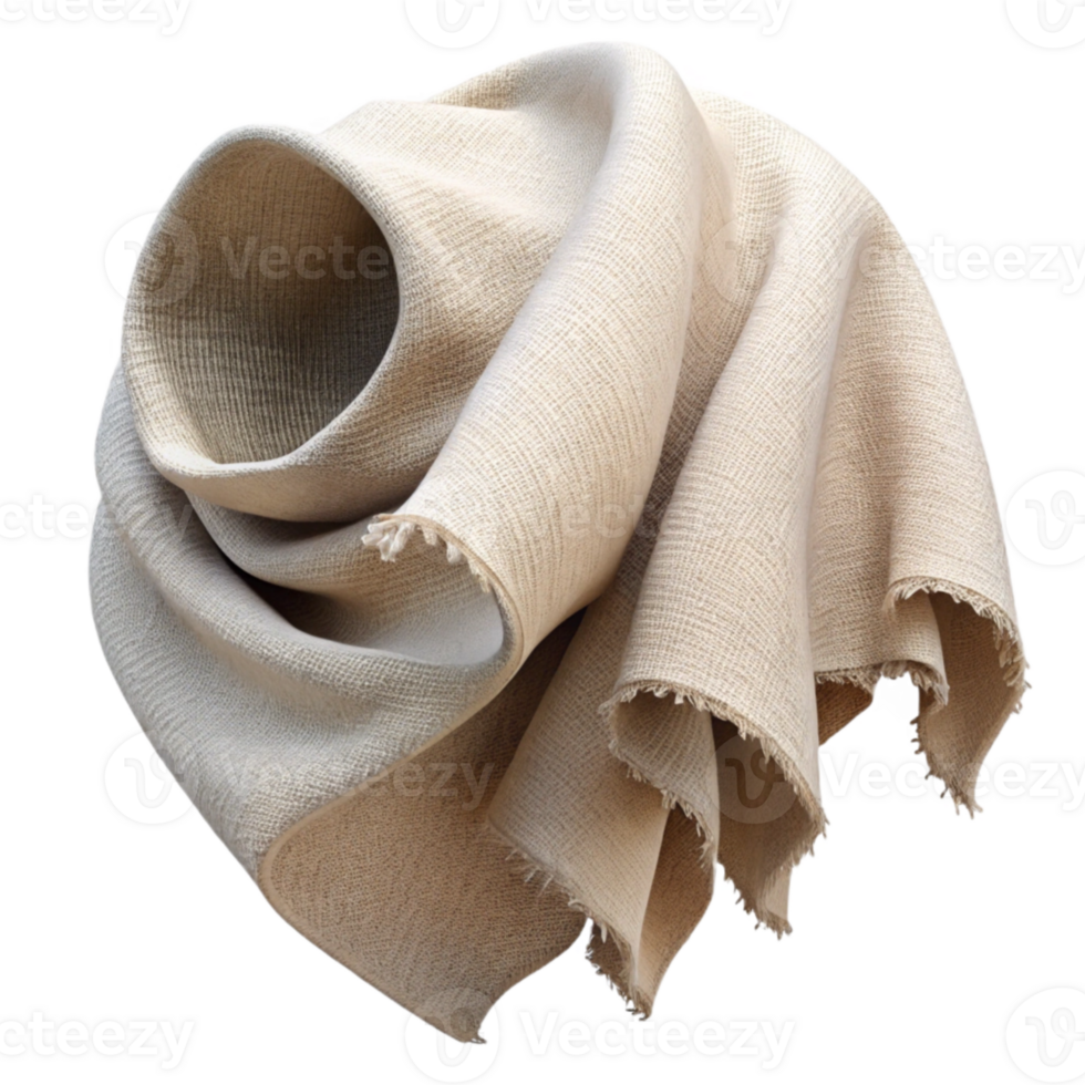 wonderful creative Off White Cotton Fabric Texture Cutout high resolution png