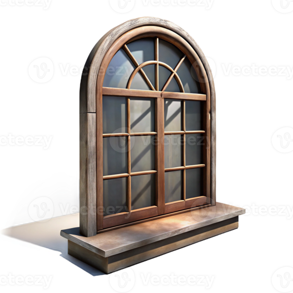 extraordinary modern Old Window Frame Photo Display Cutout with Shadow authentic png