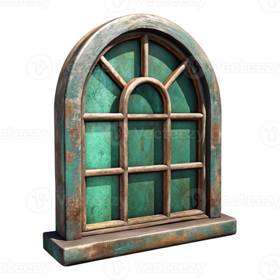 extraordinary modern Old Window Frame Picture Frame Cutout with Distressed Paint high resolution png