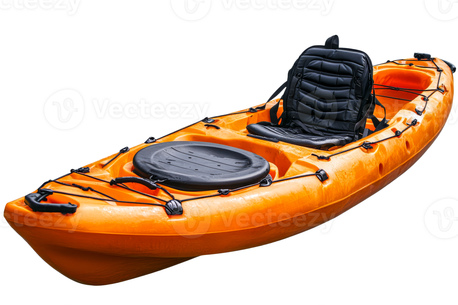 Kayak with comfortable seating for water adventures png