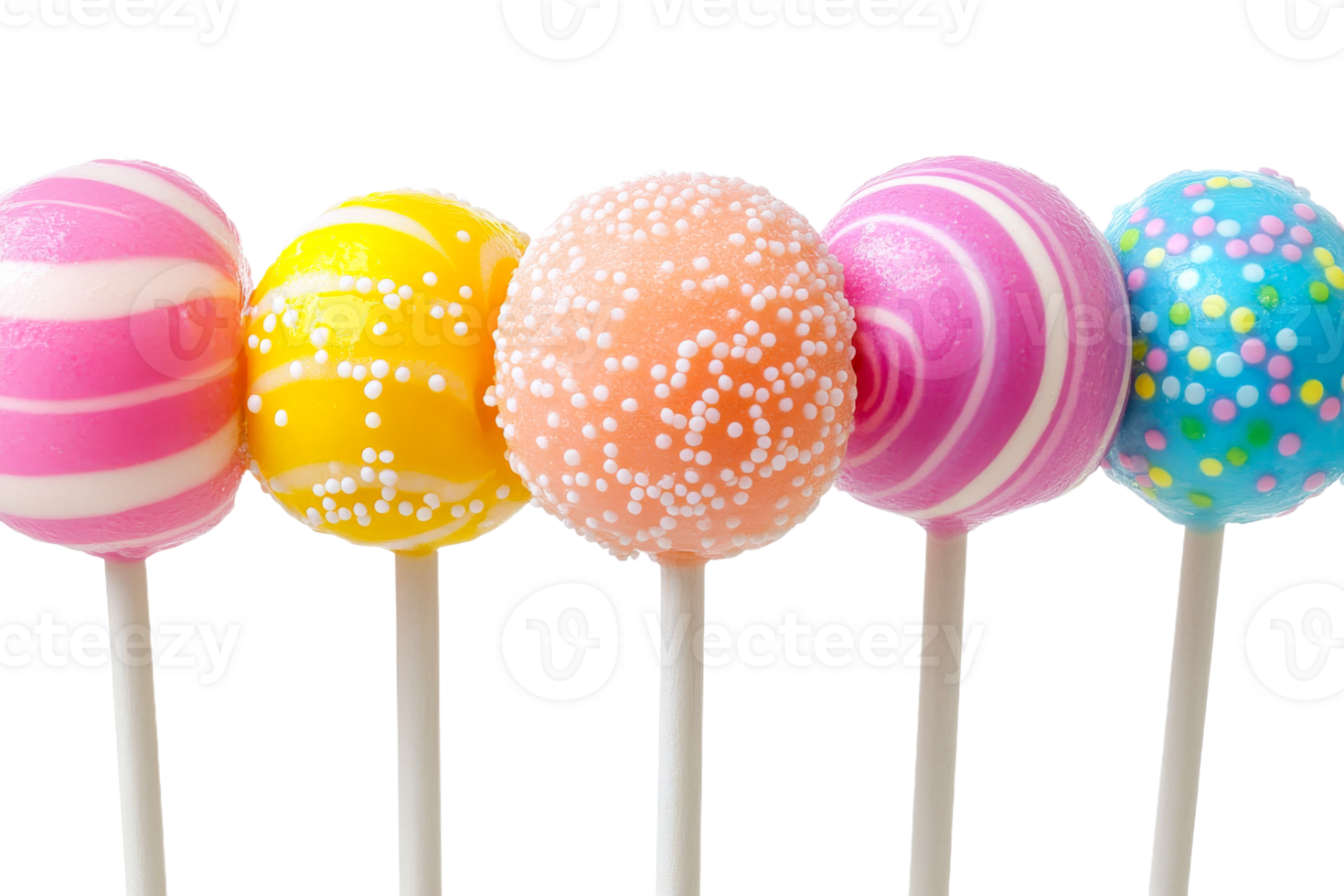Colorful cake pops confectionery sweetness dessert treat candy , cut out transparent png