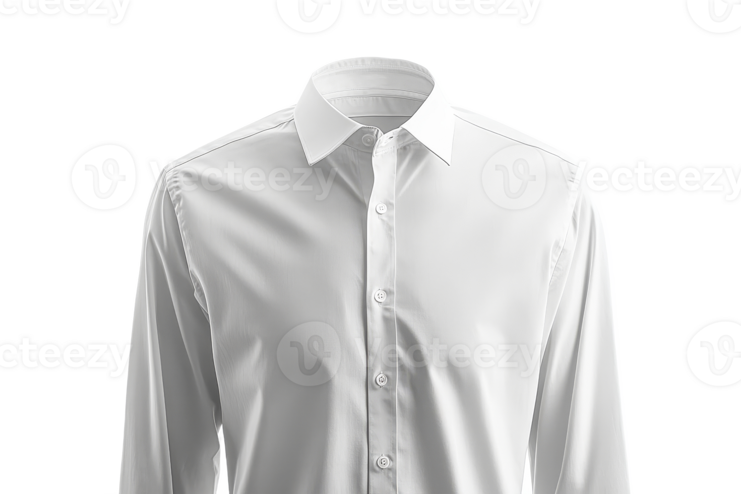 Stylish White Dress Shirt, Formal Attire, Elegant Fabric, cut out transparent png