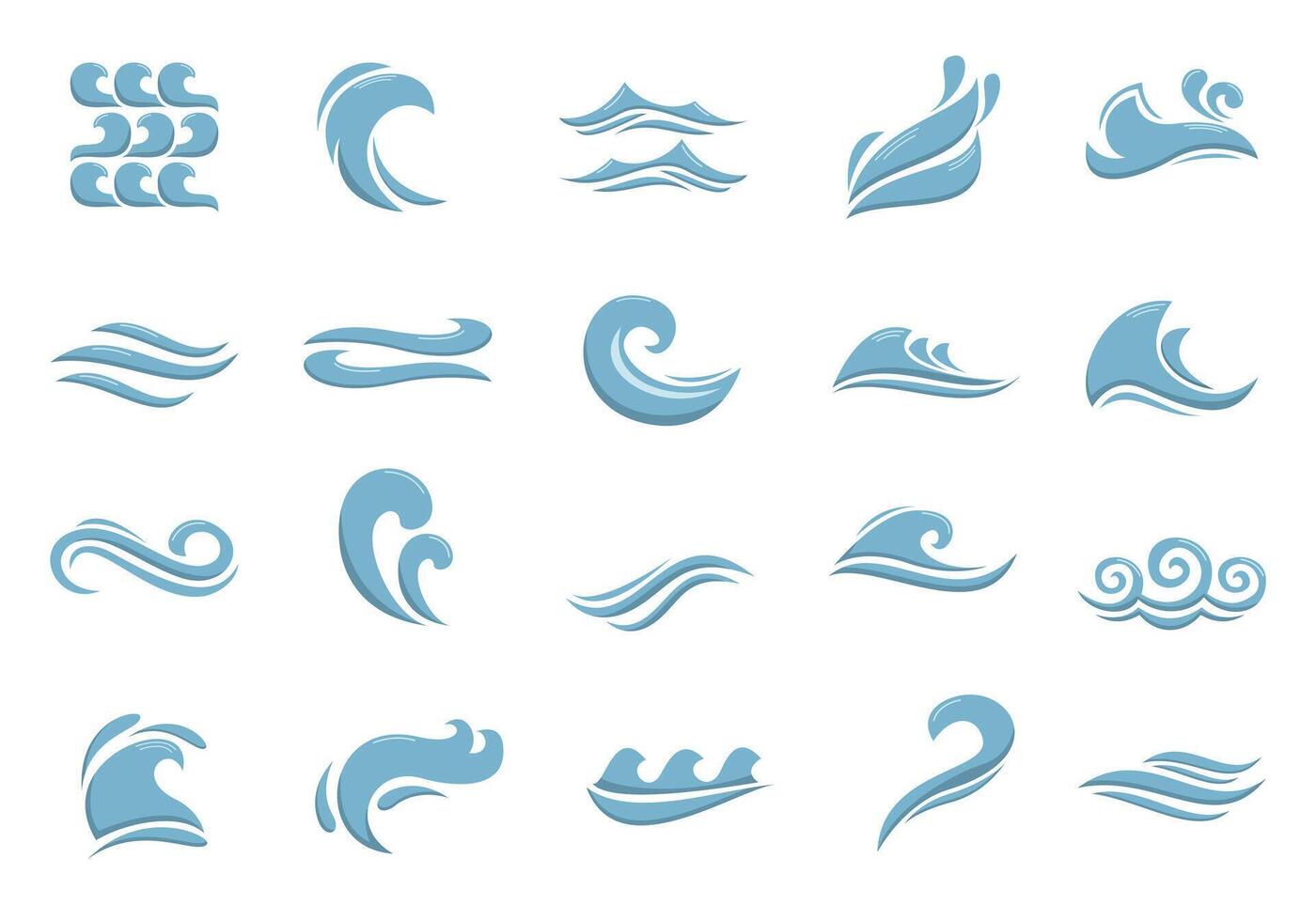 Decorative Wave Element vector
