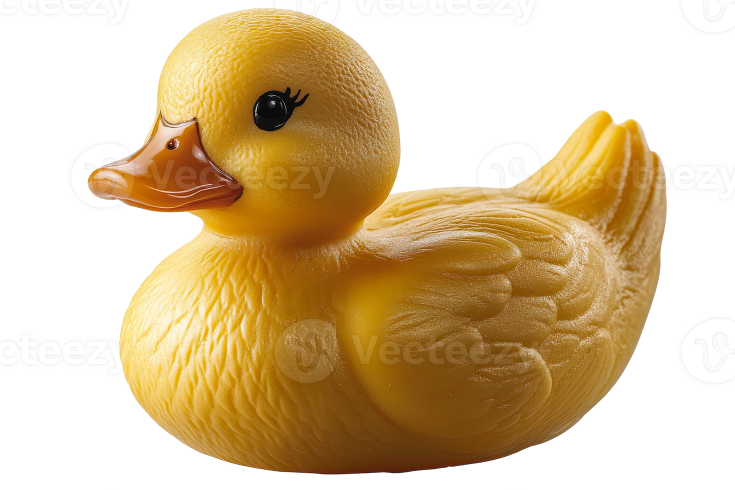 Rubber ducky close up toy bathing toy , cut out transparent png