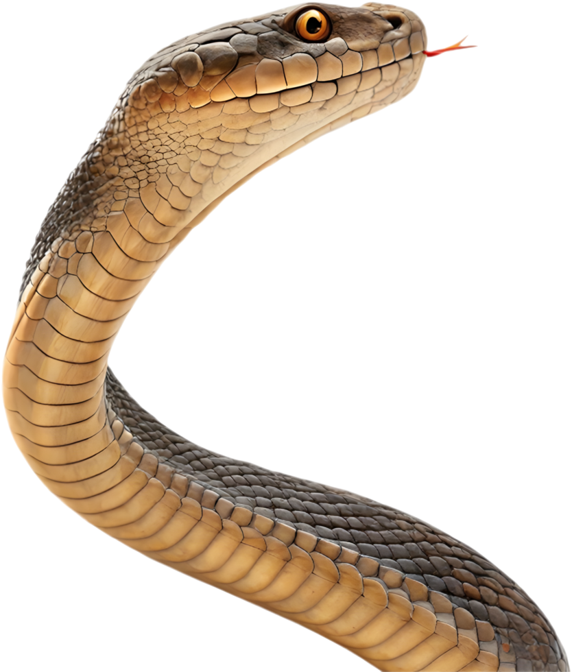 Giant anaconda snake drawing with incredible power and size. . png