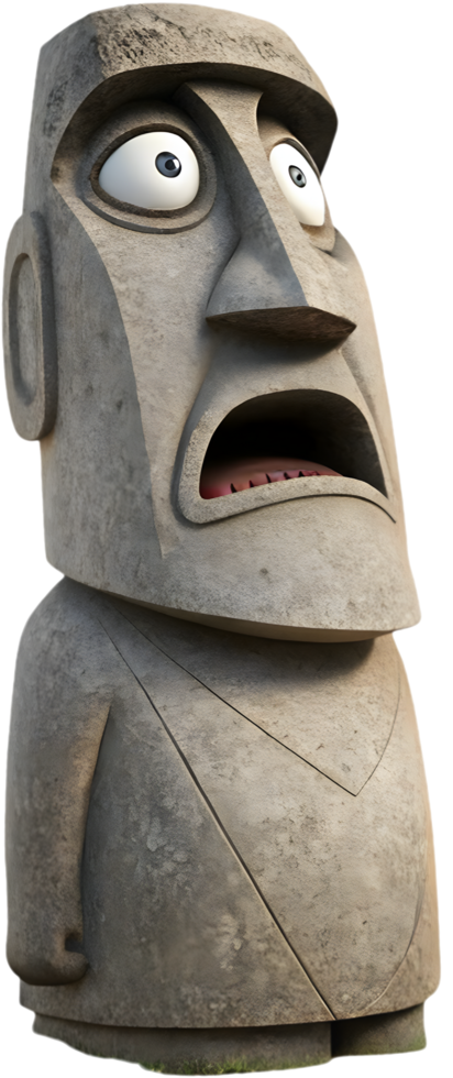 Ancient Moai monuments in Easter Island embody culture and mystery. . png