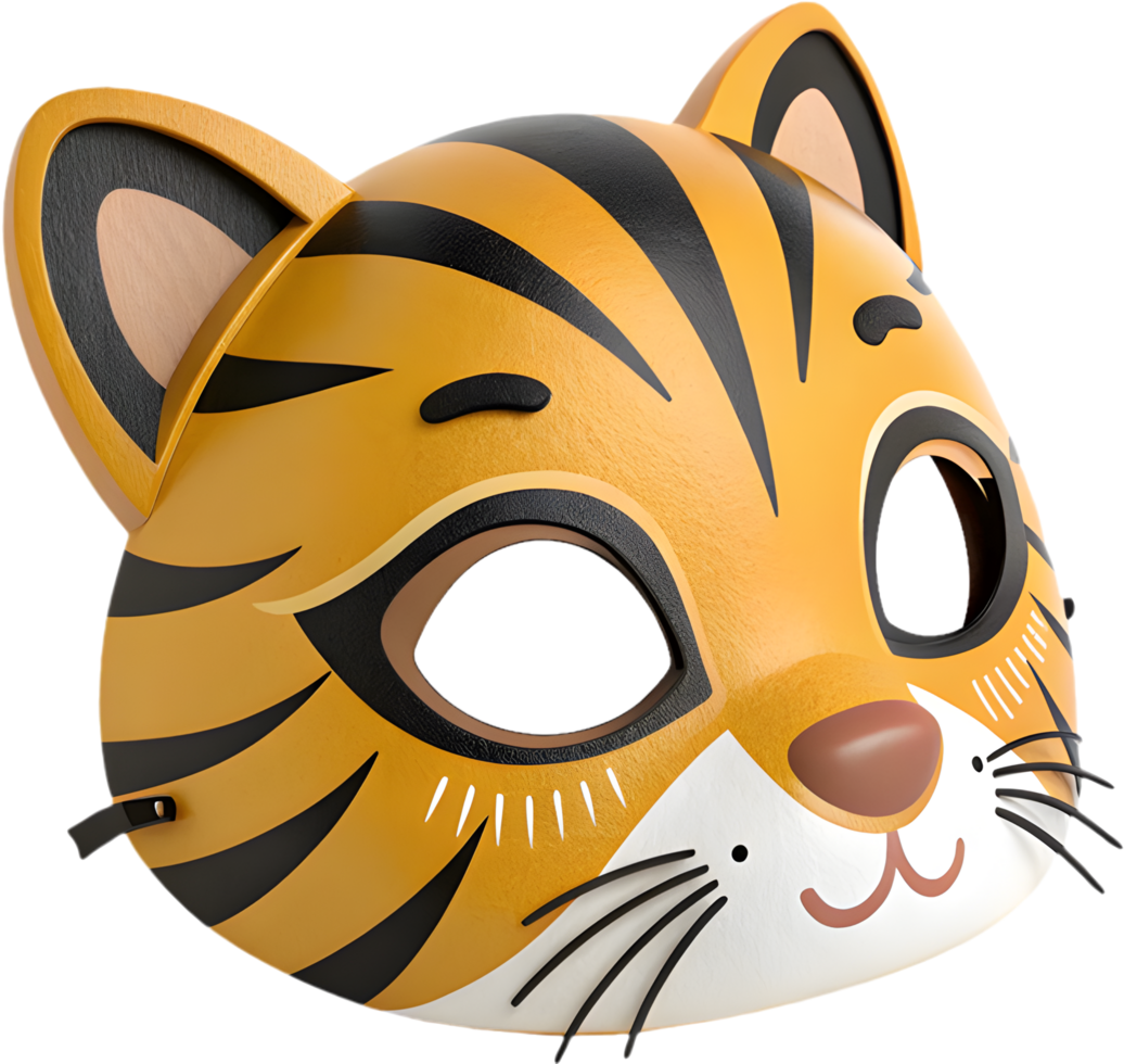 Creative Animal Cartoon Masks for Themed Events. . png
