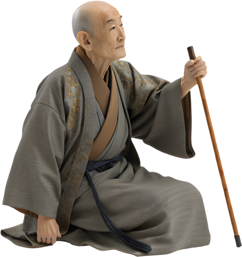Beautifully Crafted Japanese Dolls Representing Antique Artistic Heritage. . png