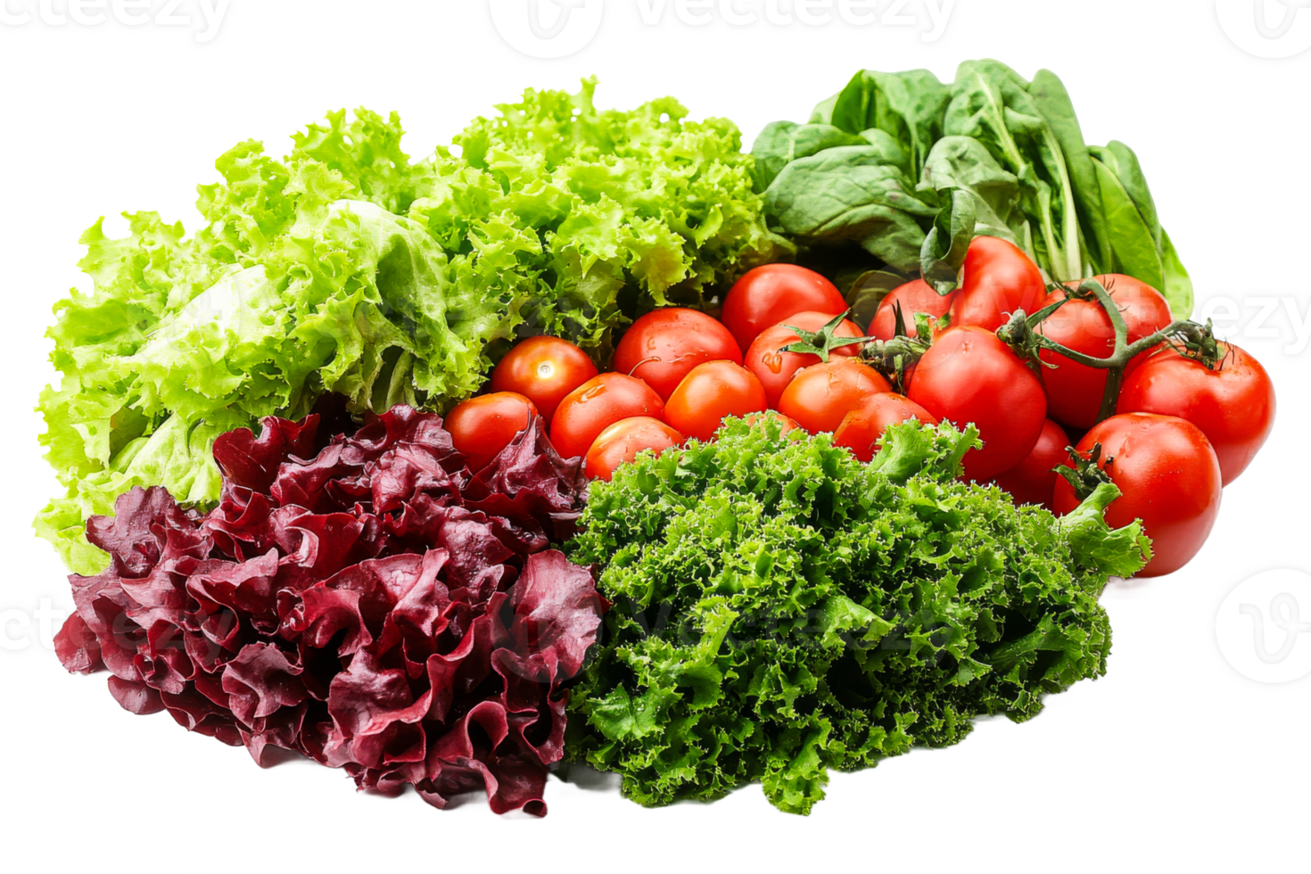 Fresh vegetables arrangement background, raw ingredients assortment, cut out transparent png