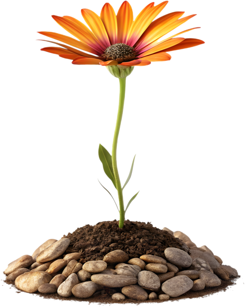 Nature-inspired vibrant Arctotis flowers with stunning colorful petals. . png