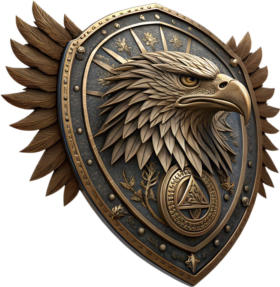 Aztec Eagle Warrior Clipart for Historic and Cultural Expression. . png