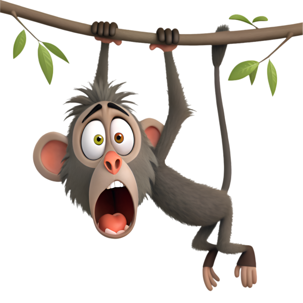 Expressive Baboon with Intense Gaze and Presence. . png