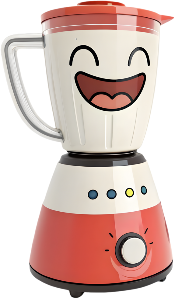 Funny Blender Clipart with Lively Kitchen Vibes . png