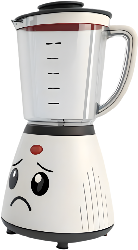 Funny Blender Illustration Showcasing Kitchen Joy . png